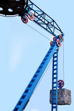 Counterweight on the cable car Stock Photos