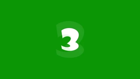 Counting backwards from 5 to 0 with transition effects. Stock Footage 292123134