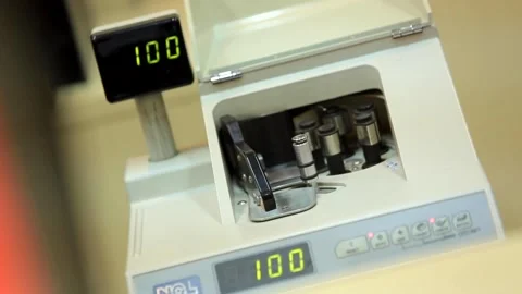 Counting the Big Bucks Stock Footage 282756015