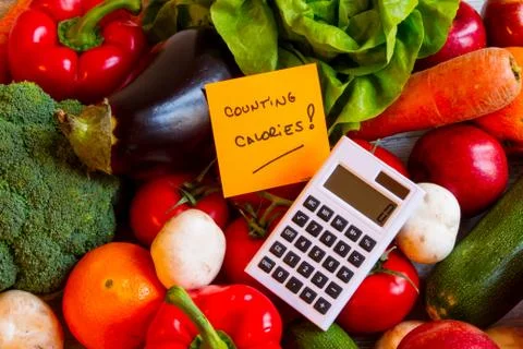 Counting calories Stock Photos