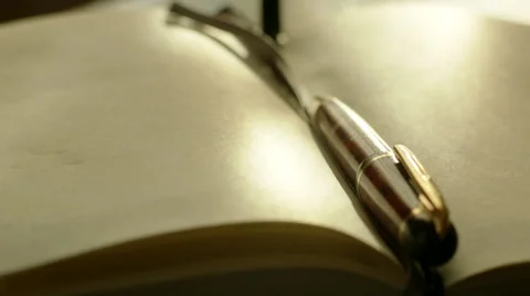 Counting Dollars and Putting Them on the Book Stock Footage 60349439