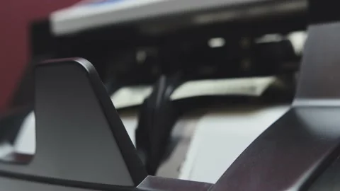 Counting dollars close-up Video stock 183956957