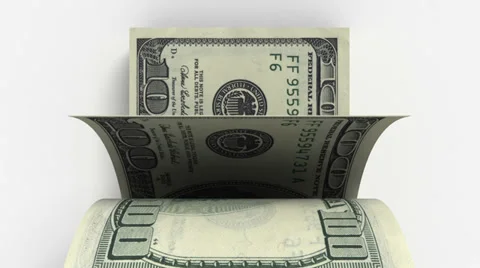 Counting Dollars Stock Footage 33403569