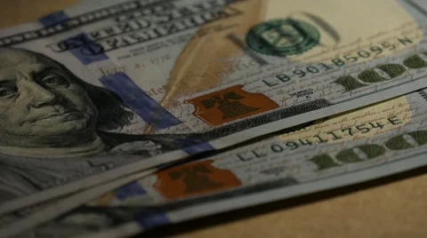 Counting Dollars Stock Footage 59337904