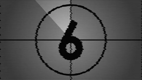 Counting down 10 animated counting down ancient retro vintage gray 4k loopi.. Stock Footage 289048709