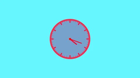 Counting down clock 0 Stock Illustration