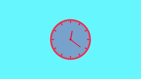 Counting down clock Stock Illustration