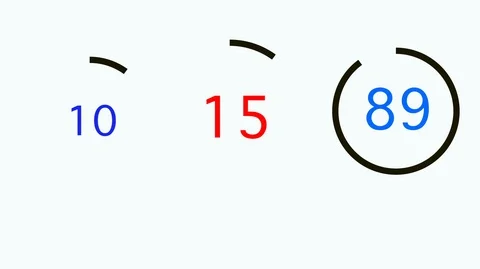 Counting down moving. Stock Footage 86683560