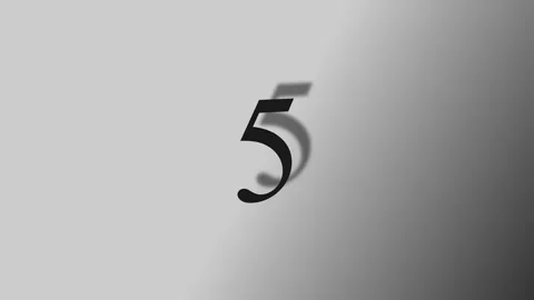 Counting down numbers on a gradient background with cinematic motion and so.. Stock Footage 342421043
