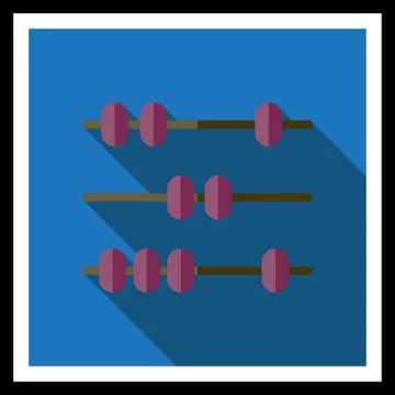 Counting frame Stock Illustration