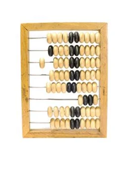 Counting frame Foto stock