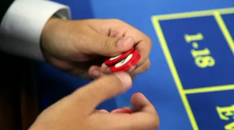 Counting gambling chips Vidéo 27820331