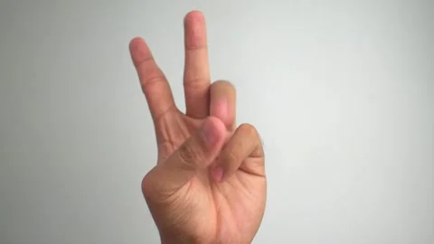 Counting hand Stock Footage 289686019