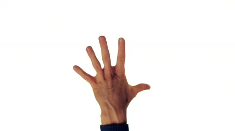 Counting Hand (HD) Stock Footage 739849