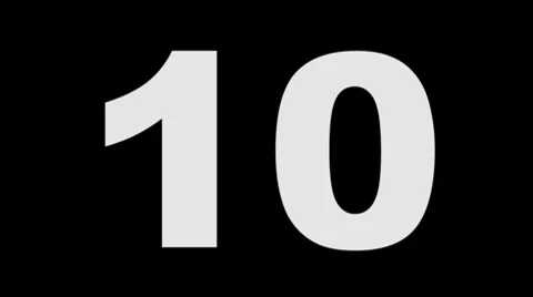 Counting leader (25 fps) Stock Footage 10594590