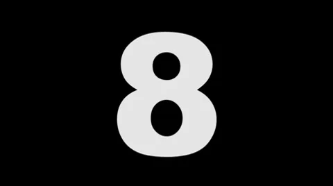 Counting leader (25 fps) Stock Footage 10594623