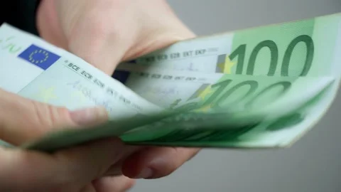 The counting of the money. Close up Stock-Footage 157203470