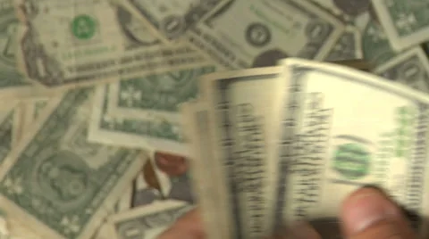 Counting money Stock Footage 32706324