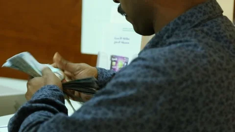 Counting Money Stock-Footage 123011337