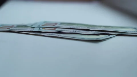 Counting money Stock Footage 269822079