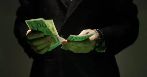 Counting money Stock Footage 314428475