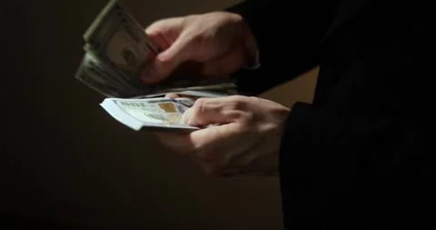 Counting money Video stock 314428477