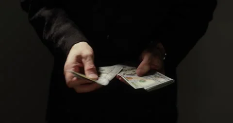 Counting money Video stock 314428484