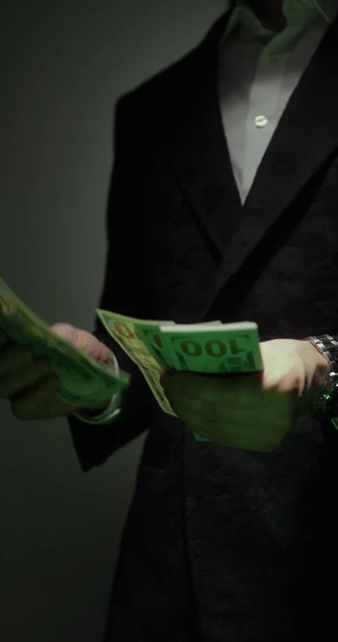 Counting money Video stock 314428495