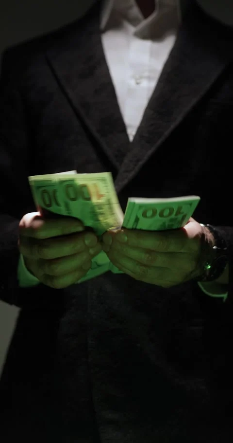 Counting money Video stock 314428496