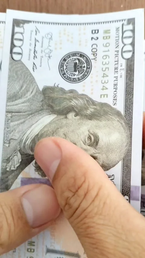 Counting money Stock Footage 327769464