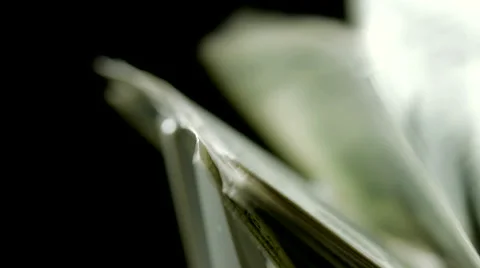 Counting Money Machine counting 100 Dollar Bills Stock Footage 61318352