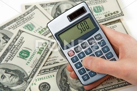 Counting money Stock Photos