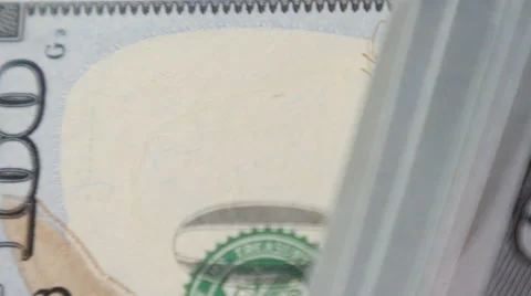 Counting Money Us Dollars Stock Footage 61064888