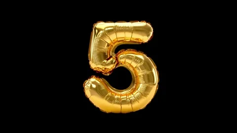 Counting Number Animation From Ten to One in a Smooth and Engaging Countdown Seq Stock Footage 317577234