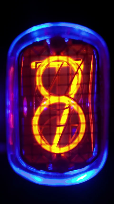 Counting numbers, time and code information in vertical Video stock 266911663