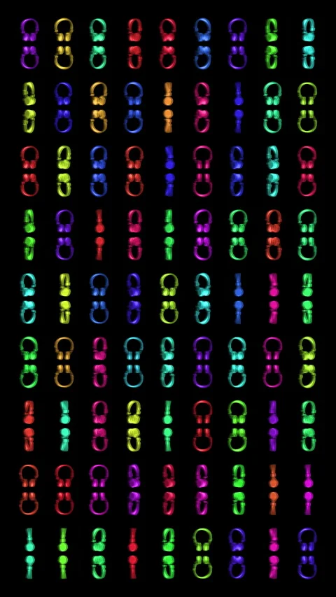 Counting numbers, time and code information in vertical Video stock 267035766