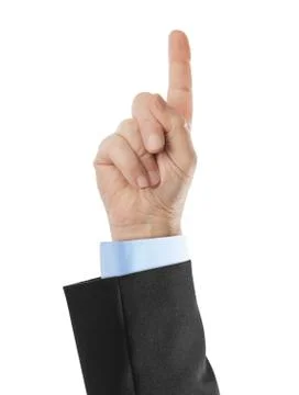 Counting (pointing) hand Stock Photos