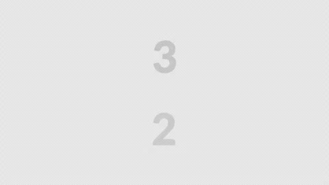 Counting screen number from 5 to 0 for your intro video Stock Footage 319500711