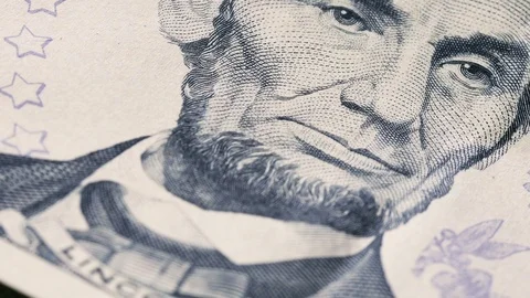 Counting us dollars bills close up Video stock 89435106