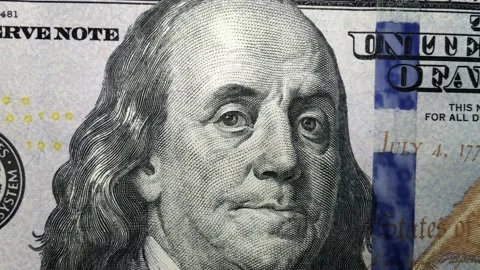 Counting US dollars seamless loop Stock Footage 147382402