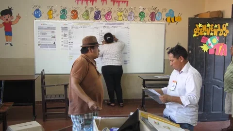 Counting votes in the room 2 Stock Footage 315082253