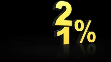 Counting from zero 0 to eighty-four 84 % percent 3D animation 스톡 동영상 85880415