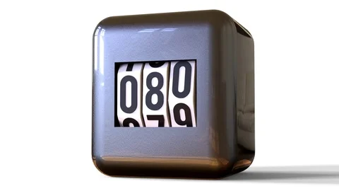 Counting is from zero to one hundred. Video stock 71556602