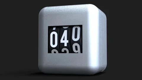 Counting is from zero to one hundred. Video stock 71556807