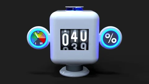 Counting is from zero to one hundred. Video stock 71816317