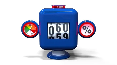 Counting is from zero to one hundred. Video stock 71816423