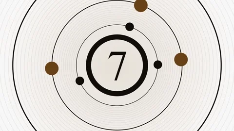 Counting from zero to thirty. cosmic light background Stock Footage 314433672