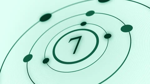 Counting from zero to thirty Stock Footage 316886742