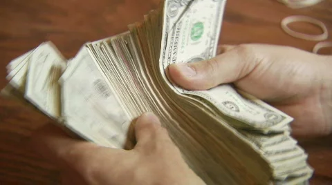 Countingcash 2 Stock Footage 554803
