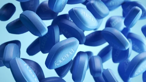 "Countless blue viagra pills falling down. Endless, seamless looping animation." Stock Footage 97962791